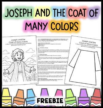 free printable joseph coat of many colors printable