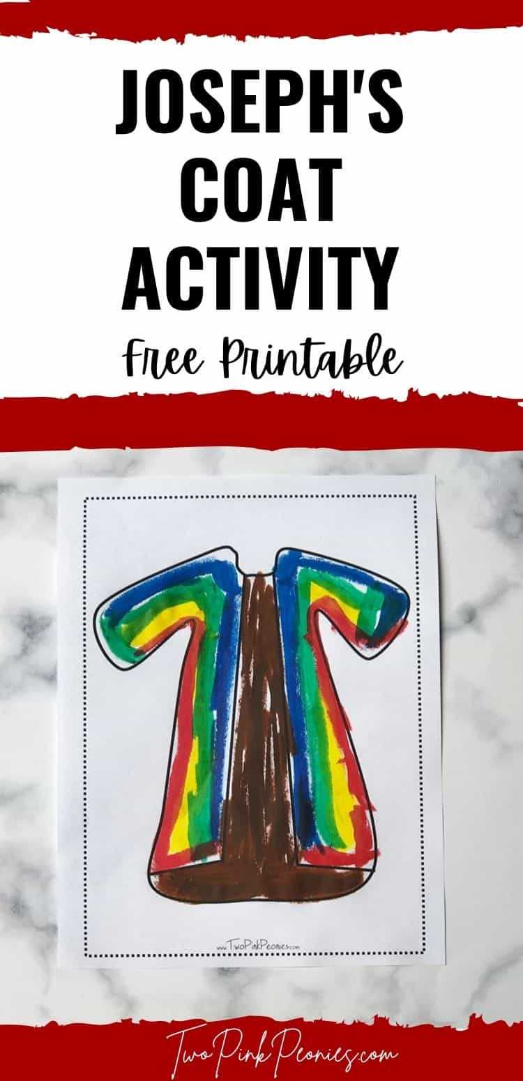 free printable joseph coat of many colors printable