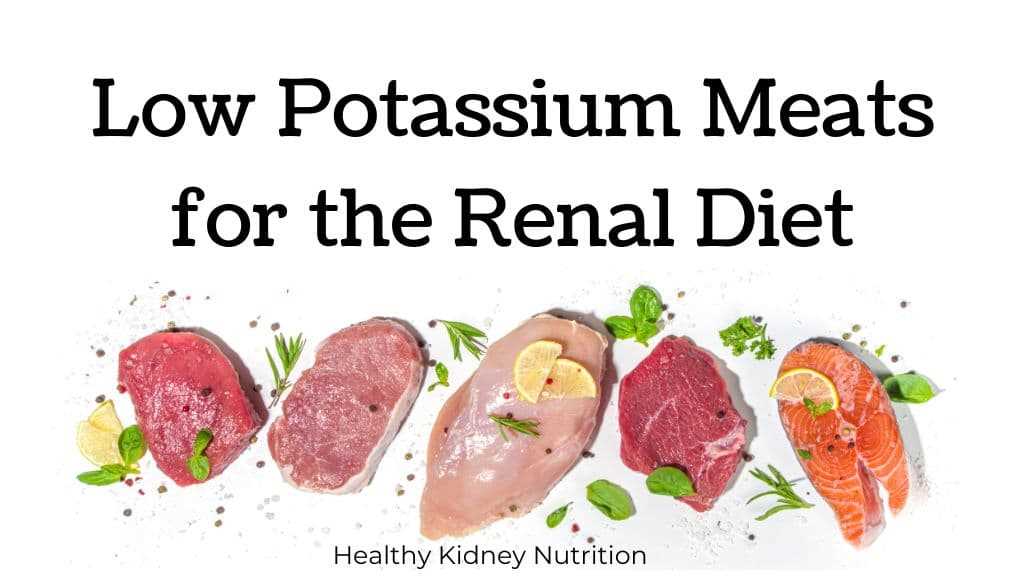 free printable low potassium foods chart