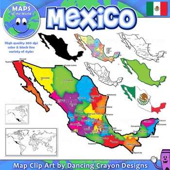 free printable map of mexico