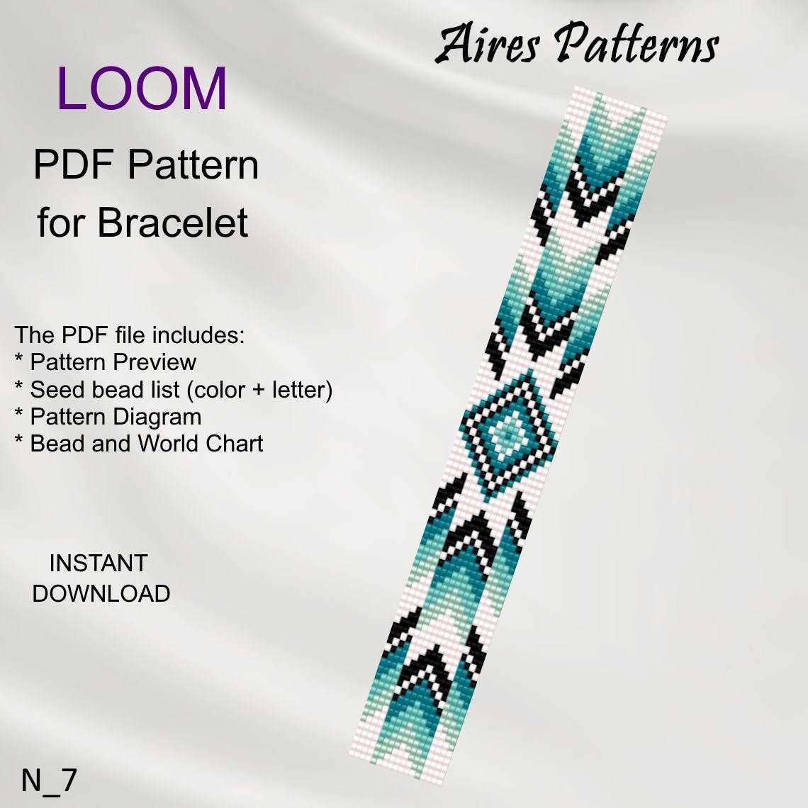 free printable native american beading patterns