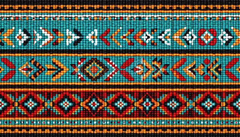 free printable native american beading patterns
