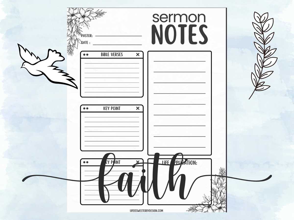 free printable notes