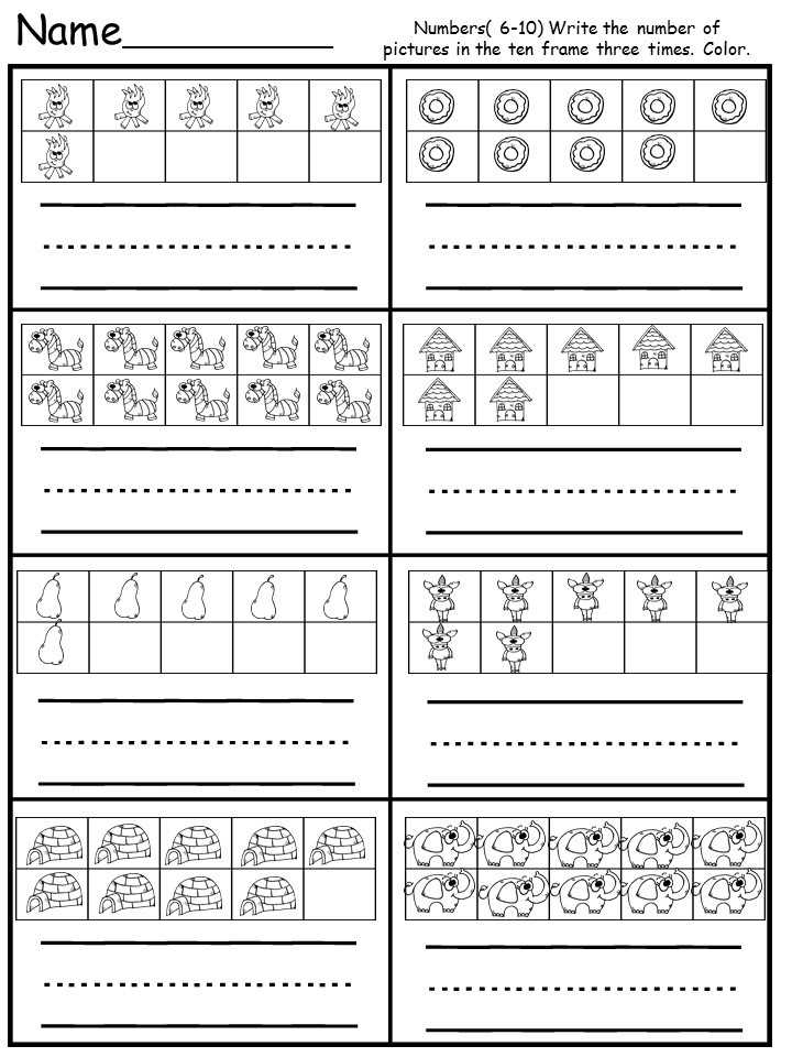 free printable number recognition worksheets