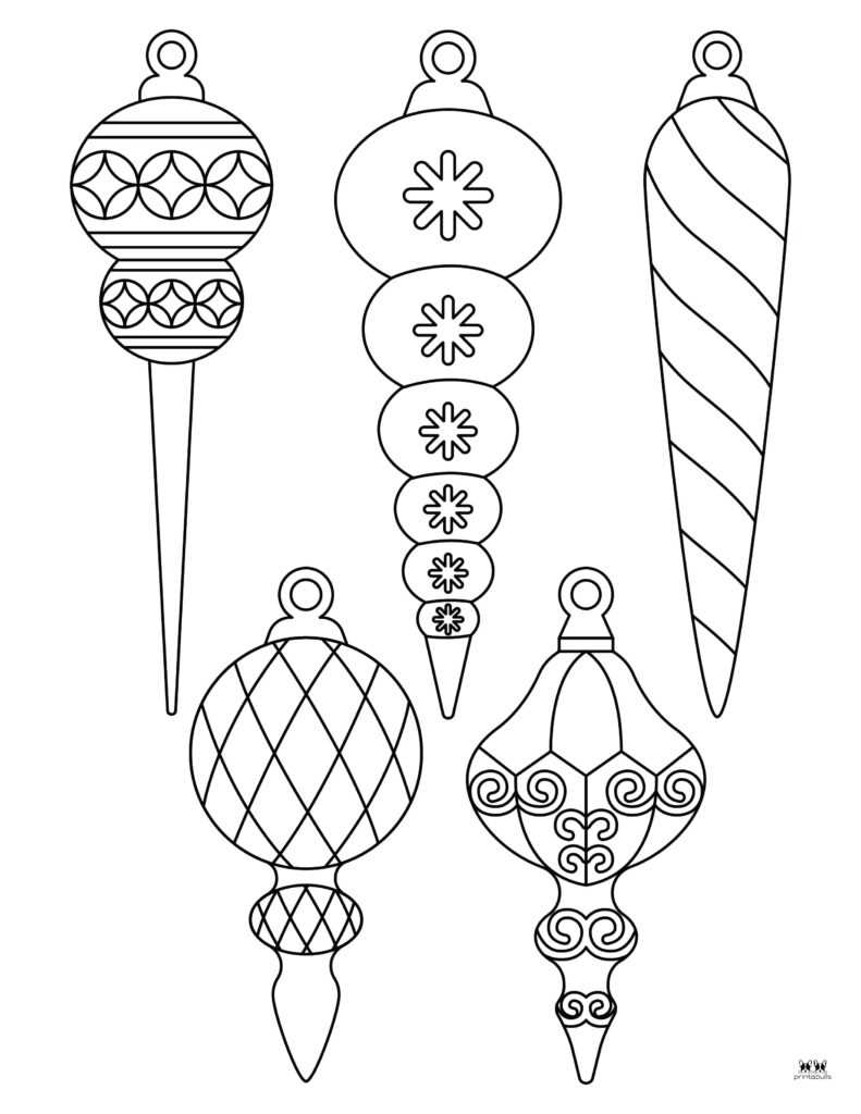 free printable ornament template