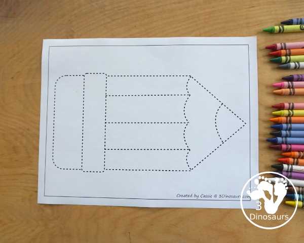 free printable pencil template