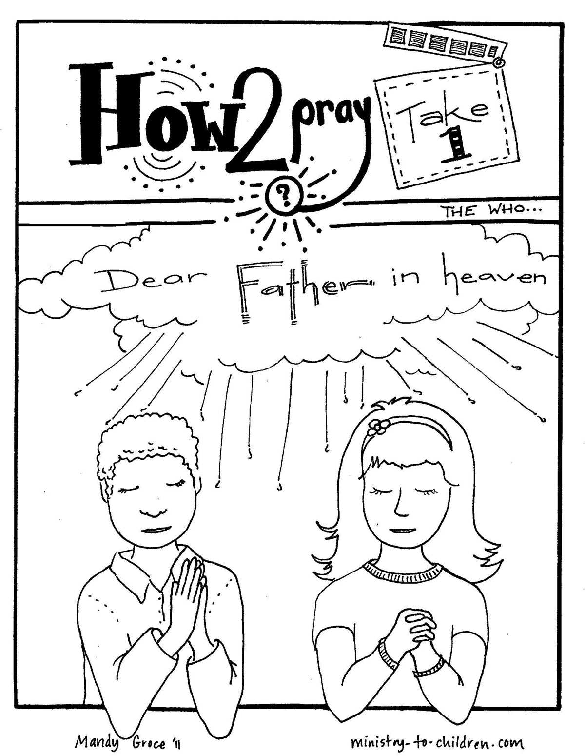 free printable prayer coloring pages