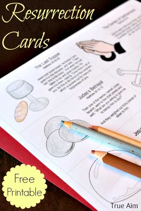 free printable resurrection eggs story printable