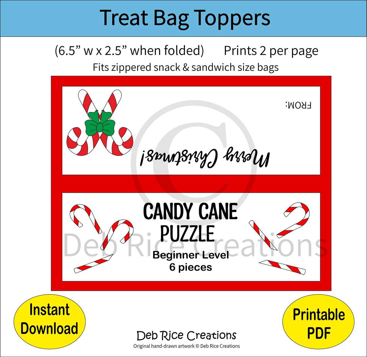 free printable rice bag instructions