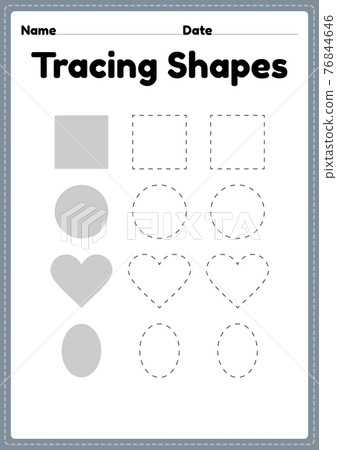 free printable shapes worksheets for kindergarten