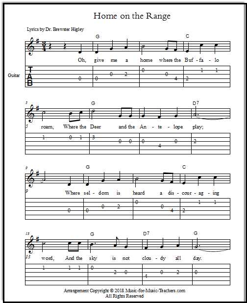 free printable sheet music guitar