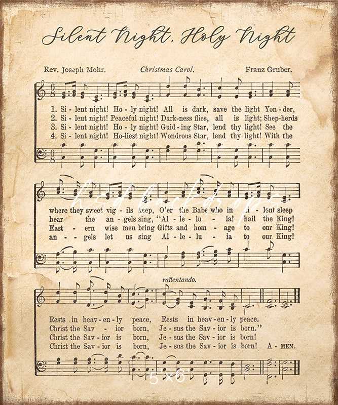 free printable sheet music silent night