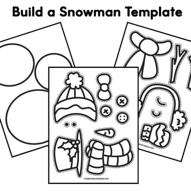 free printable snowman