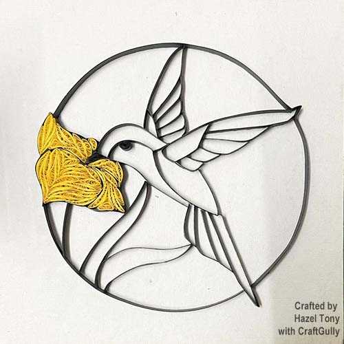 free printable stained glass hummingbird patterns