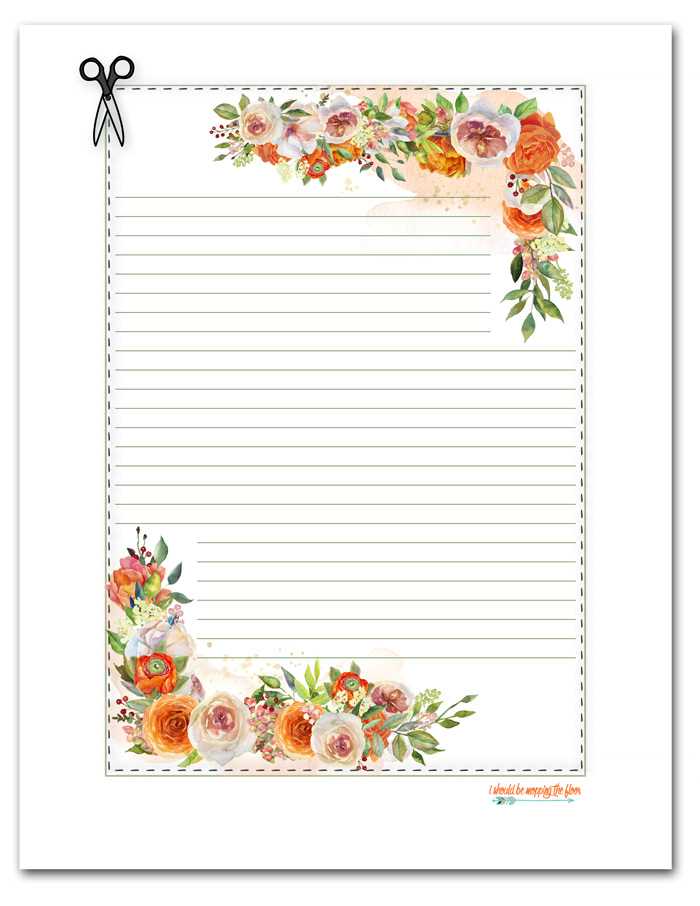 free printable stationery