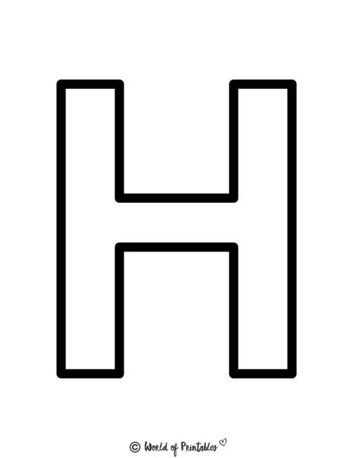 free printable stencils letters