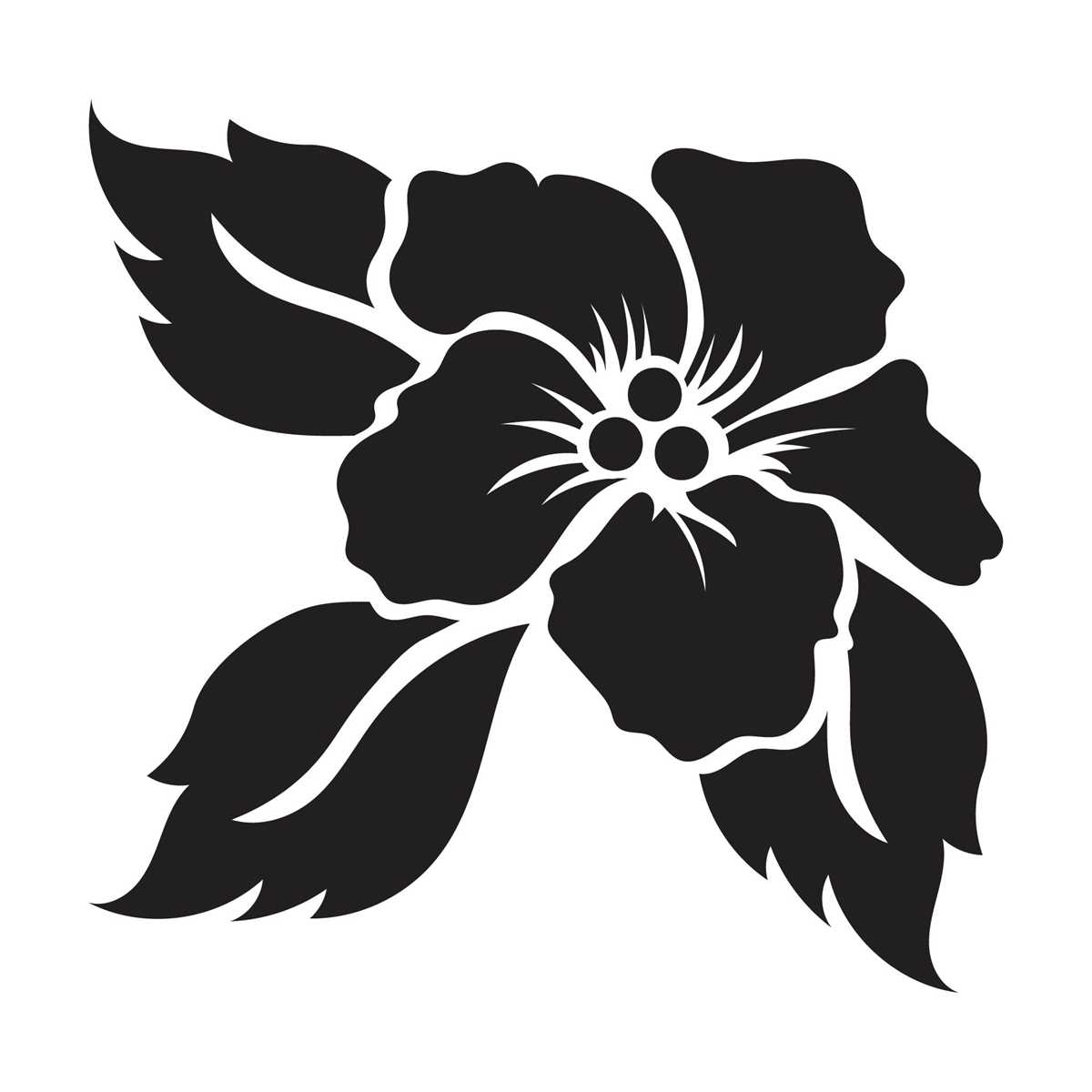 free printable stencils of flowers