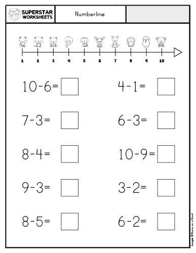 free printable subtraction worksheets for kindergarten