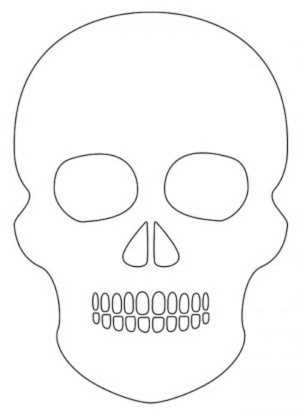 free printable sugar skull template