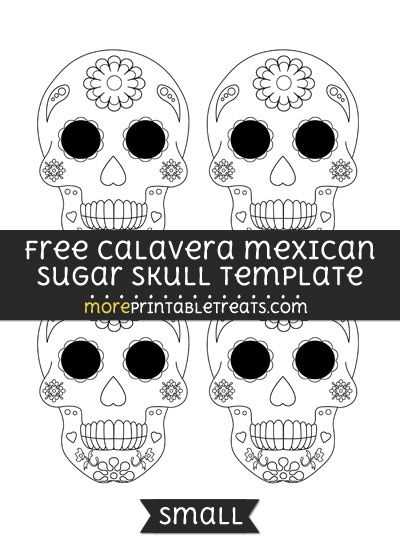 free printable sugar skull template