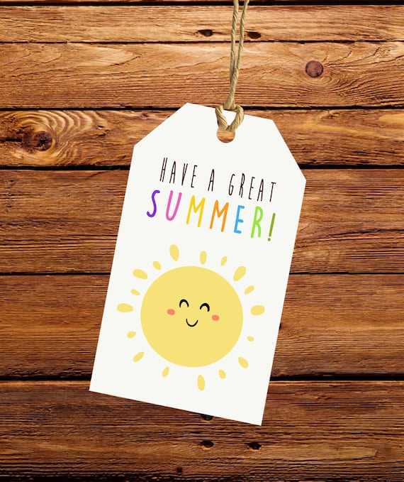 free printable teacher summer gift tags