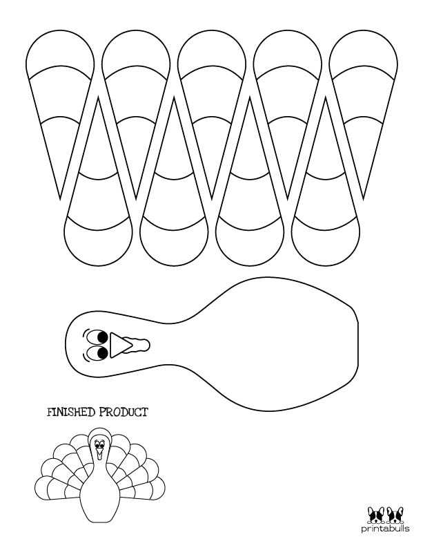 free printable template of a turkey