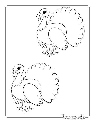 free printable template of a turkey