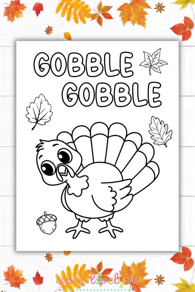 free printable thanksgiving color pages