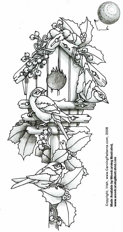 free printable wildlife wood burning patterns