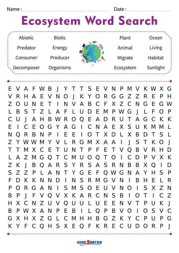 free printable word seach
