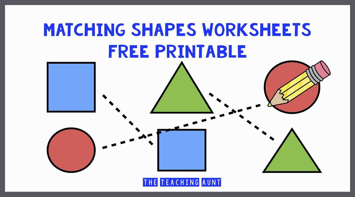 free printable worksheets for kindergarten shapes