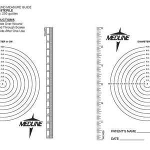 free printable wound ruler