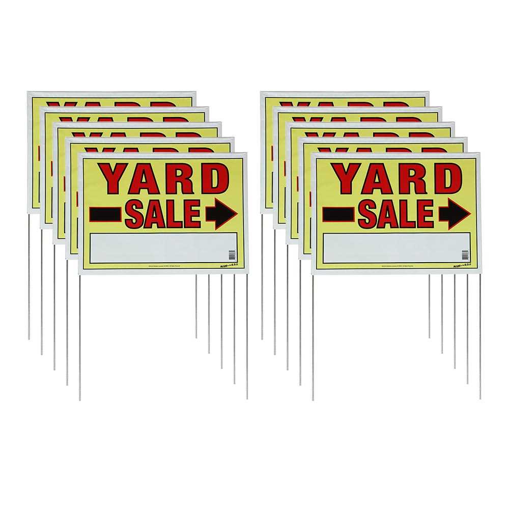 free printable yard sale sign