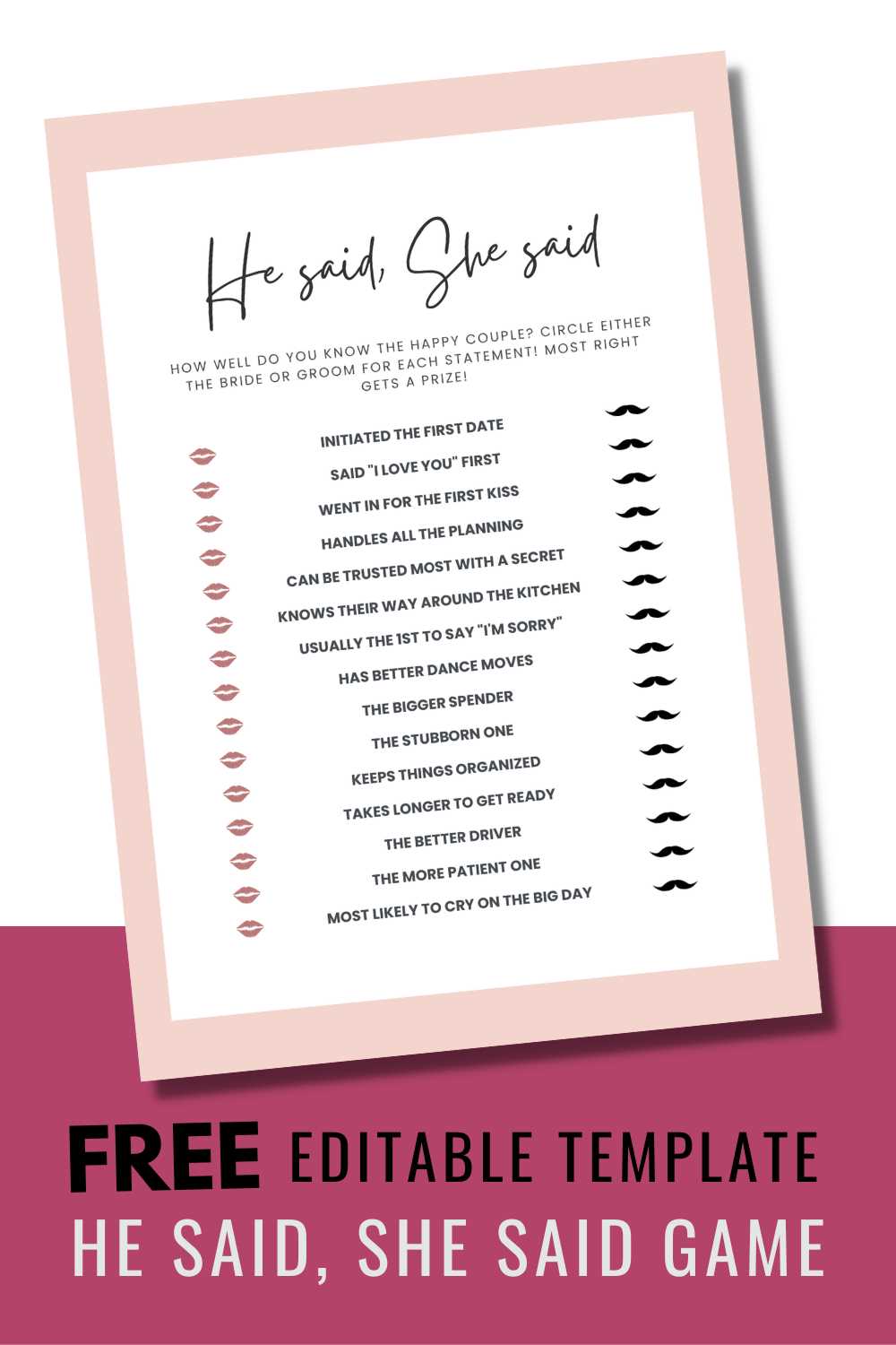 free printables for bridal shower