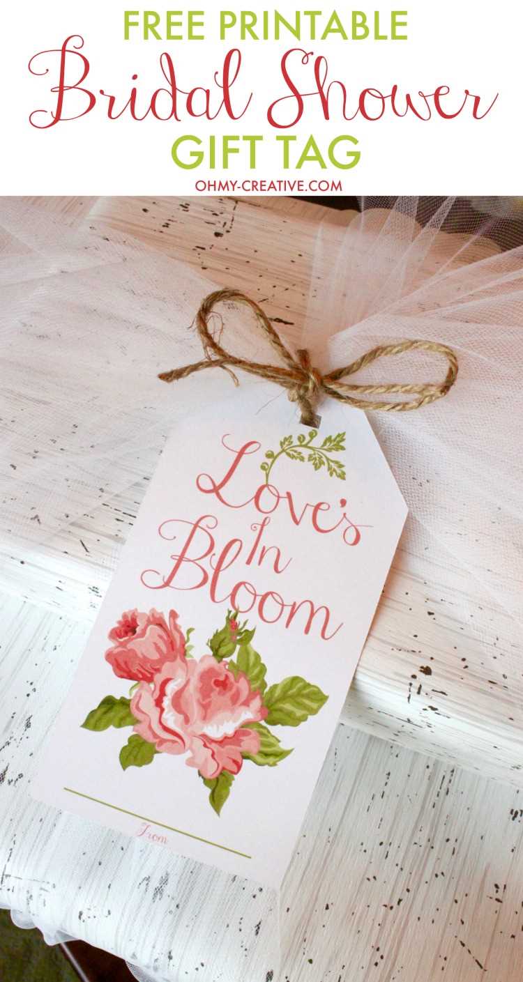 free printables for bridal shower