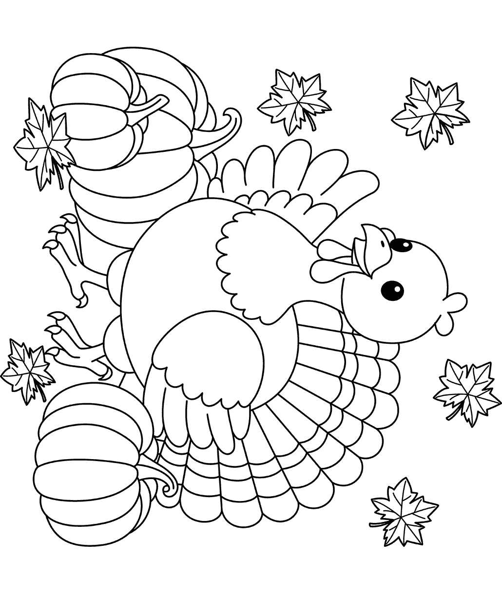 free thanksgiving printable coloring pages