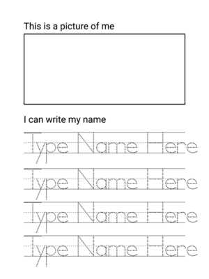 free traceable names printable