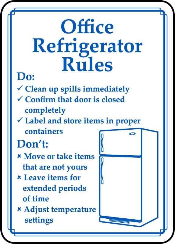 fridge clean out sign printable free