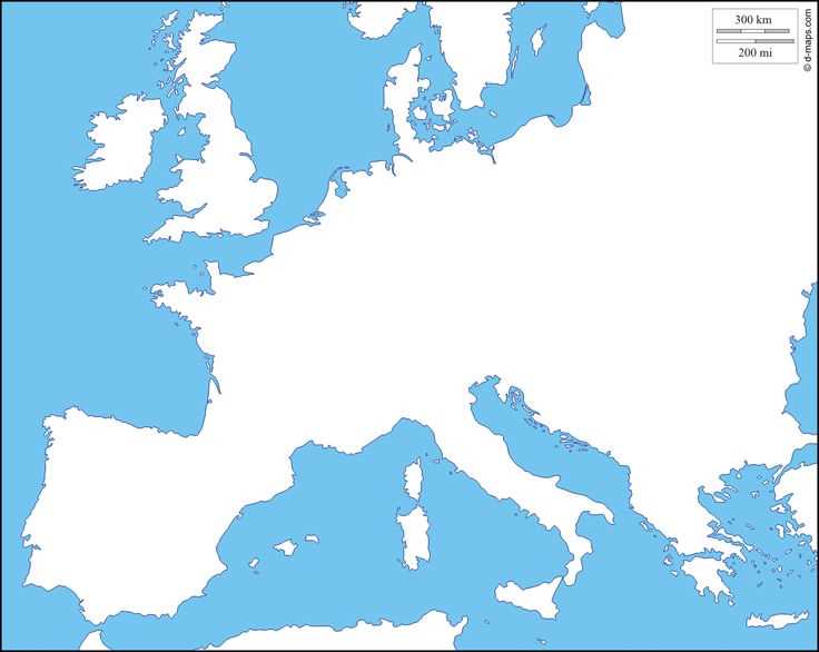 printable high resolution blank map europe
