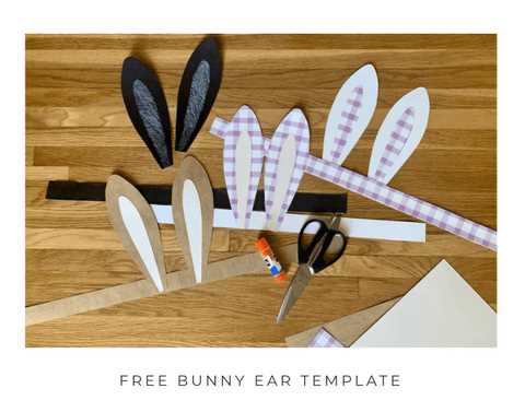 bunny ear template printable