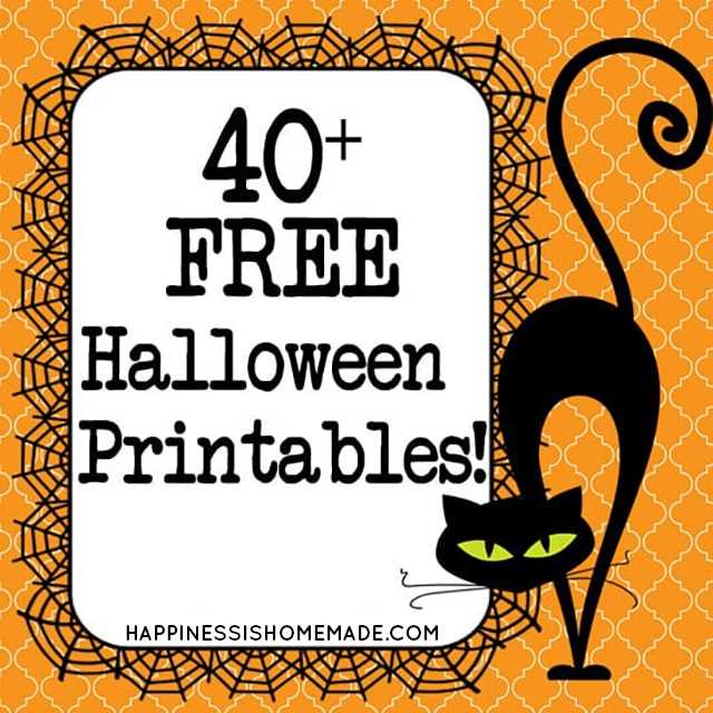 free halloween templates printable