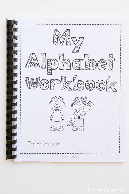 letter a printable book