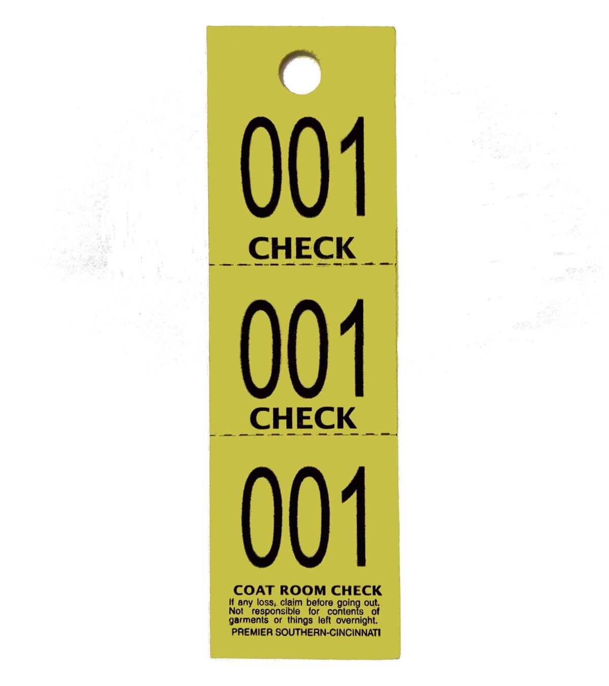 printable coat check tags