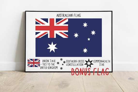 printable flag of australia