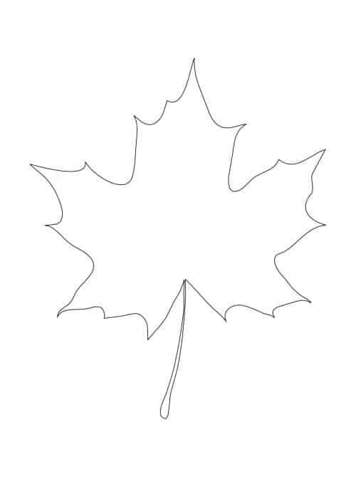 fall tree template printable