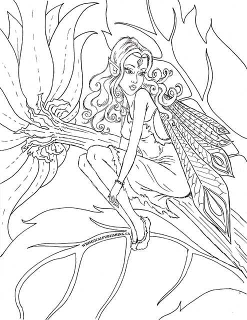 fairy coloring sheets printable