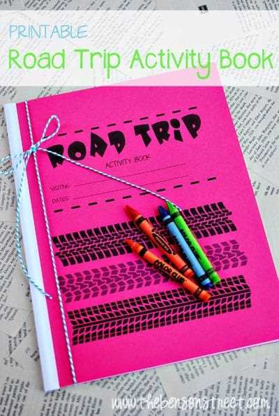 road trip activities printables