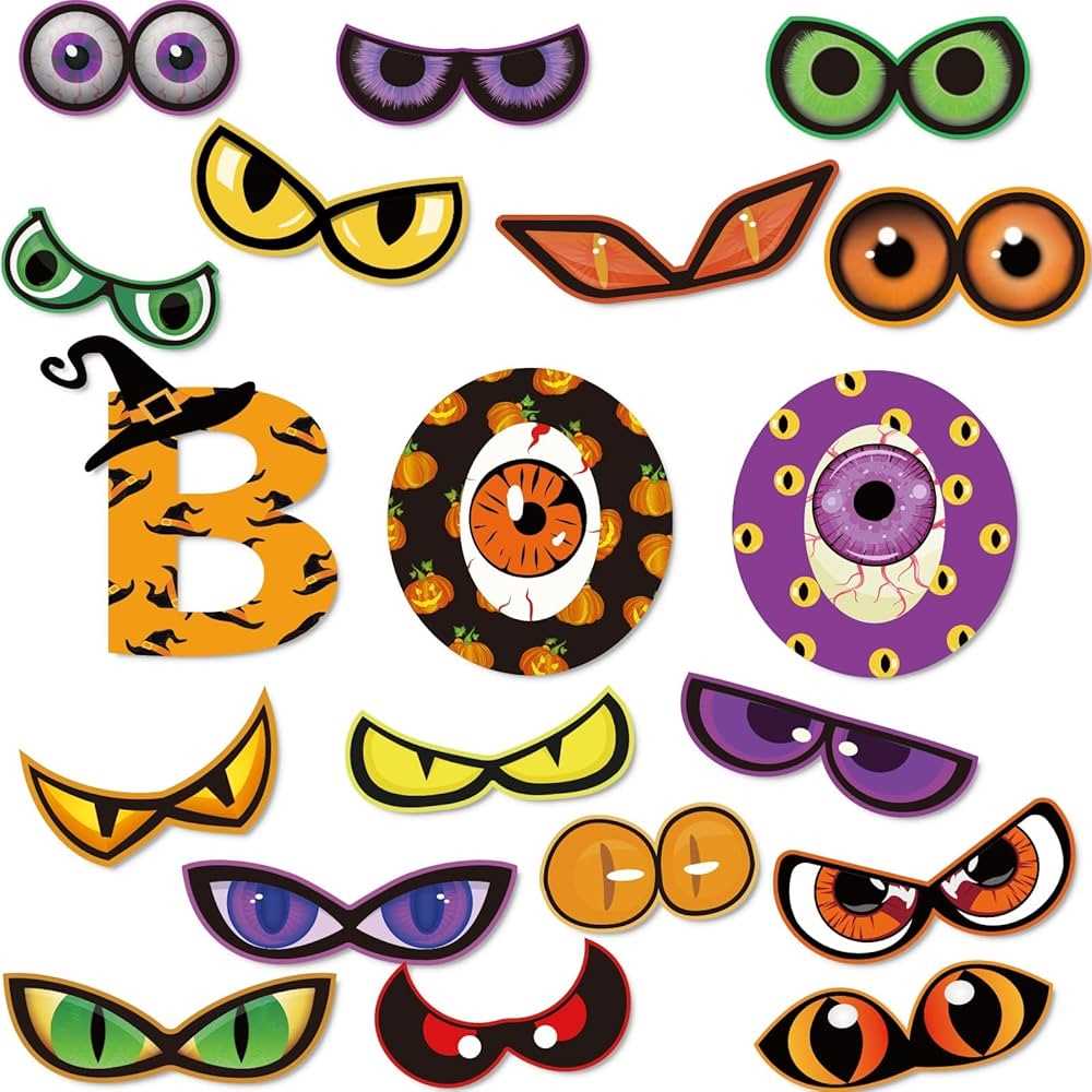 spooky eyes printables
