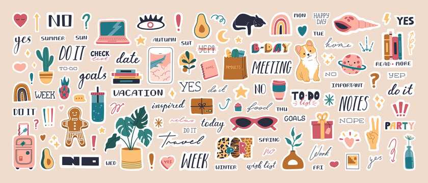 cutout aesthetic stickers printable