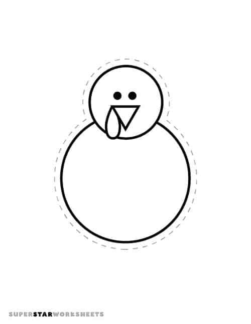 free printable turkey template